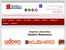 Tablet Screenshot of centrobulonero.com